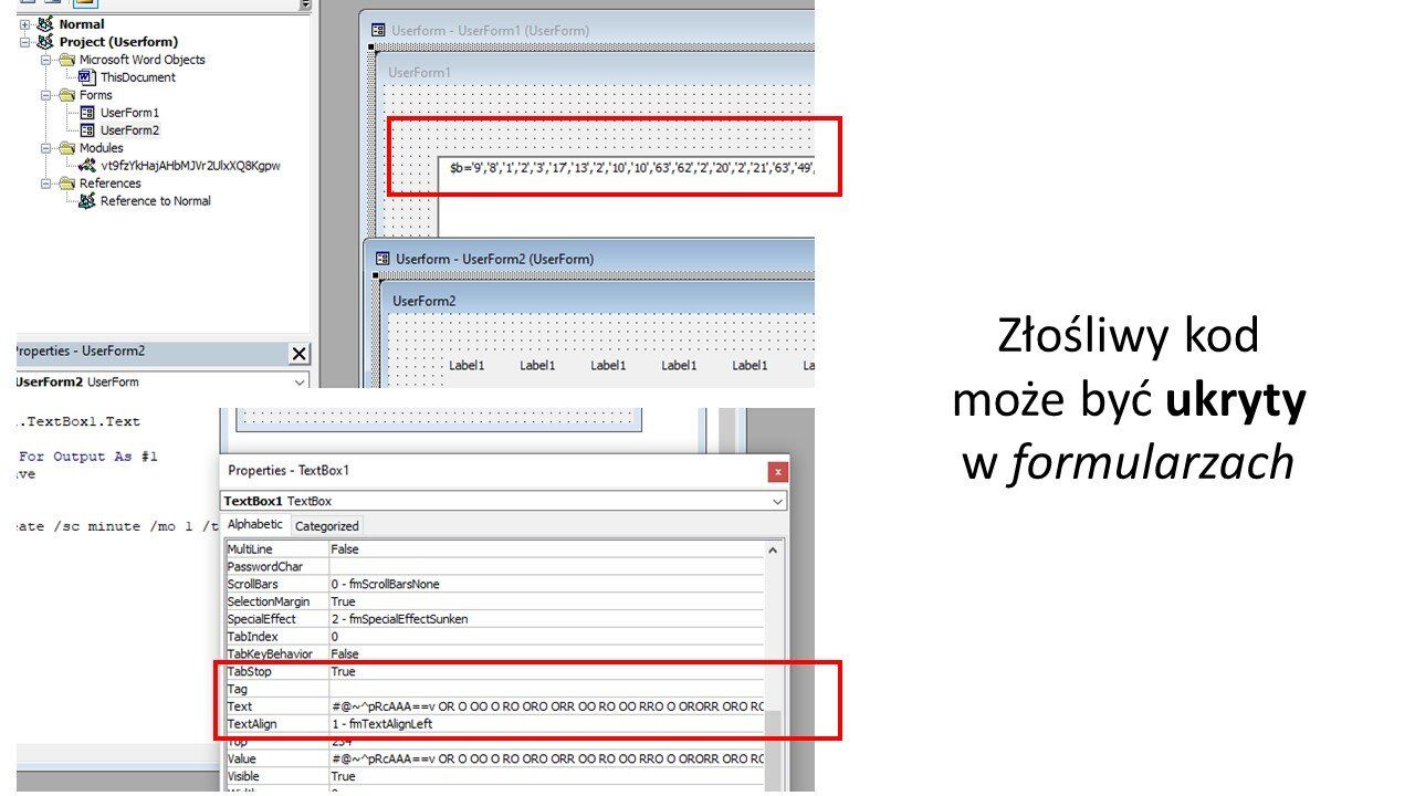 Dane ukryte w formularzach